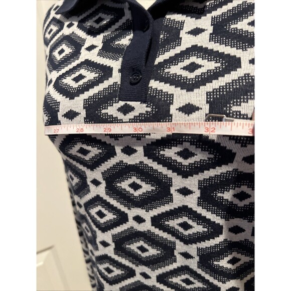 Zara - Long Sleeve - Top - Size Medium - Button Up - Geometric Design - Picture 9 of 12